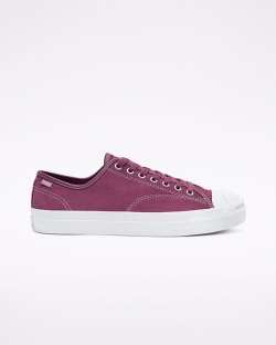 Converse Suede Jack Purcell Pro Férfi Rövidszárú Fehér/Rózsaszín | GHJVNPU-HU